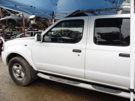 2002 NISSAN FRONTIER SE WHITE CREW CAB 3.3L AT 2WD A19952